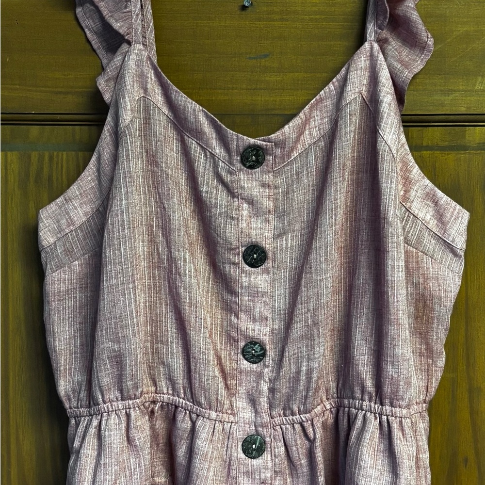 Madison & Berkeley Pink Button-Down Top